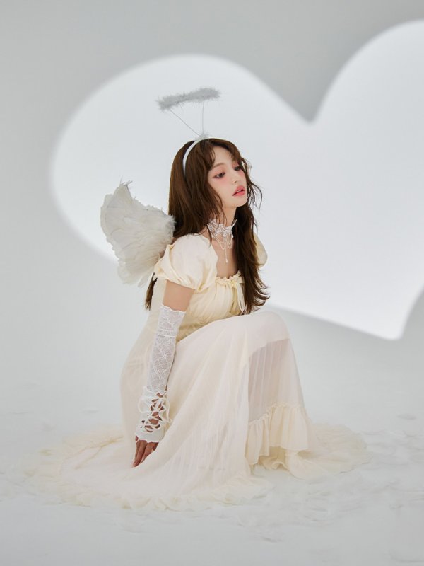 画像13: 【SALE!!】【即日発送！】【ハロウィン】 天使プリーツスカートワンピ 【コスプレ5点セット】 【S-XLサイズ/１カラー】[HC03-H] (13)