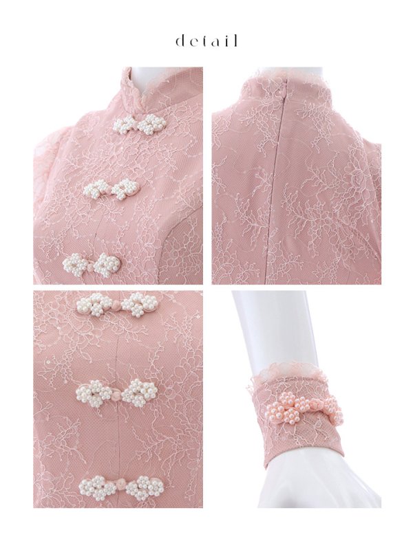 画像33: 【SALE!!】【ハロウィン】チャイナレースタイトワンピース 【コスプレ3点セット】 【S-Lサイズ/2カラー】(SE01YN)[HC03] (33)