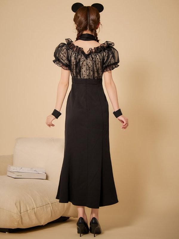 画像16: 【SALE!!】【即日発送！】【ハロウィン】マウスシアーマーメイドワンピース 【コスプレ4点セット】 【S-Lサイズ/1カラー】[HC03] (16)