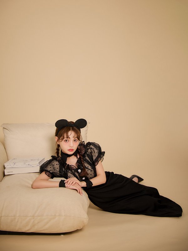 画像6: 【SALE!!】【即日発送！】【ハロウィン】マウスシアーマーメイドワンピース 【コスプレ4点セット】 【S-Lサイズ/1カラー】[HC03] (6)