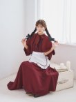 画像19: 【即日発送！】【ハロウィン】赤ずきんロングフレアワンピース 【コスプレ3点セット】 【S-XLサイズ/1カラー】[YMT] (19)