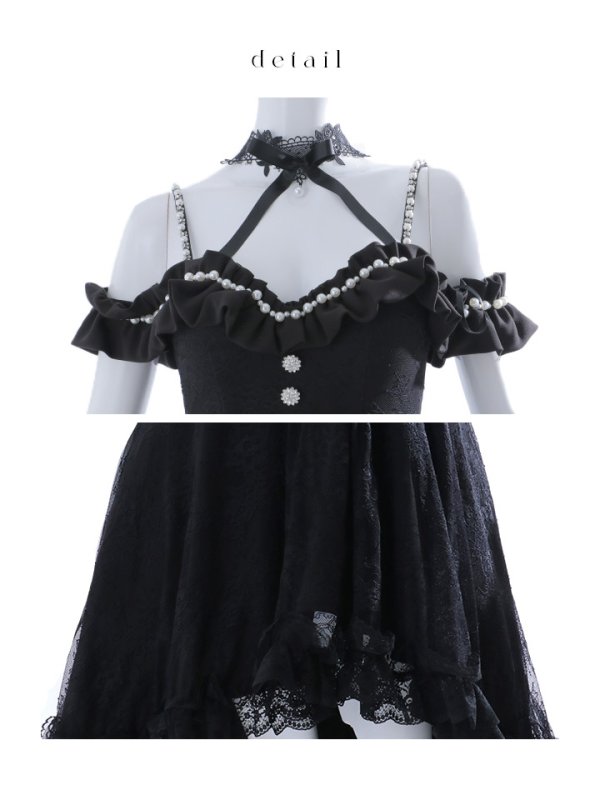 画像20: 【SALE!!】【即日発送！】【ハロウィン】 バニーショートインロングワンピース 【コスプレ5点セット】【XS-XLサイズ/2カラー】[OF04] (20)