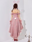 画像28: 【SALE!!】【即日発送！】【ハロウィン】 バニーショートインロングワンピース 【コスプレ5点セット】【XS-XLサイズ/2カラー】[HC03] (28)