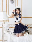 画像7: 【即日発送！】【ハロウィン】マリン/水兵セットアップ 【コスプレ6点セット】【XS-Lサイズ/1カラー】[YMT-B] (7)