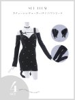 画像45: 【即日発送！】【ハロウィン】キャットスタッズオフショルワンピース 【コスプレ4点セット】【XS-XLサイズ/２カラー】[YMT] (45)