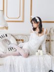 画像2: 【即日発送！】【ハロウィン】キャットスタッズオフショルワンピース 【コスプレ4点セット】【XS-XLサイズ/２カラー】[YMT] (2)