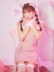 画像28: 【即日発送！】【ハロウィン】猫リボンツイードワンピース 【コスプレ5点セット】 【XS-XLサイズ/2カラー】[YMT] (28)