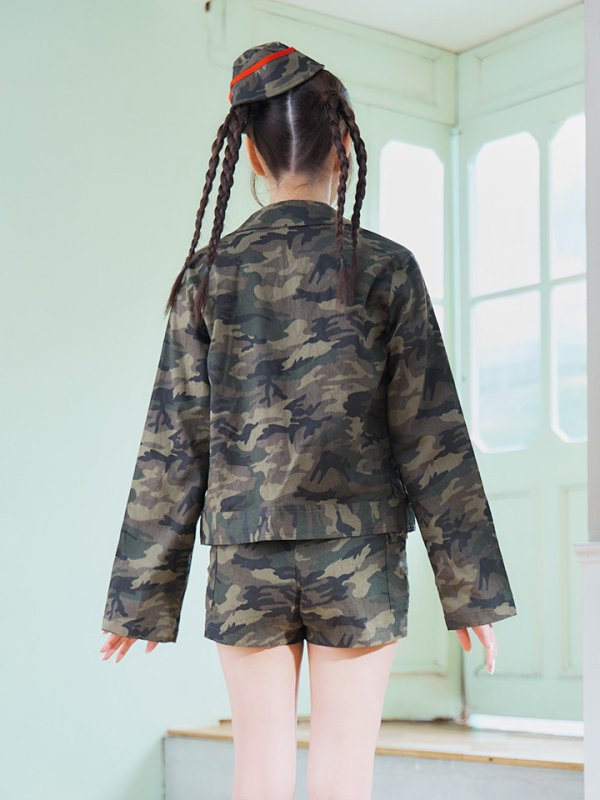 画像13: 【SALE!!】【即日発送】【ハロウィン】アーミーガールセットアップ 【コスプレ6点セット】 【XS-Lサイズ/1カラー】[HC03] (13)