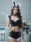 画像12: 【即日発送！】【ハロウィン】 総レースバニーフリルセットアップ【コスプレ7点セット】【XS-Lサイズ/3カラー】[YMT] (12)