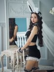 画像14: 【即日発送！】【ハロウィン】 総レースバニーフリルセットアップ【コスプレ7点セット】【XS-Lサイズ/3カラー】[YMT] (14)