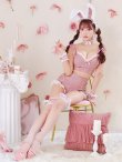 画像15: 【即日発送！】【ハロウィン】 総レースバニーフリルセットアップ【コスプレ7点セット】【XS-Lサイズ/3カラー】[YMT] (15)