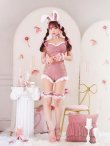 画像17: 【即日発送！】【ハロウィン】 総レースバニーフリルセットアップ【コスプレ7点セット】【XS-Lサイズ/3カラー】[YMT] (17)