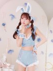 画像5: 【即日発送！】【ハロウィン】 総レースバニーフリルセットアップ【コスプレ7点セット】【XS-Lサイズ/3カラー】[YMT] (5)