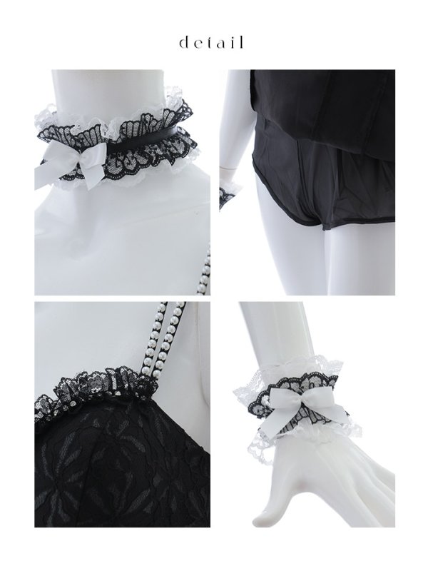 画像19: 【SALE!!】【即日発送！】【ハロウィン】 総レースバニーミニマーメイドワンピ【コスプレ6点セット】【XS-Lサイズ/3カラー】[OF04] (19)