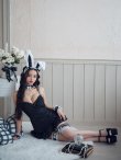 画像26: 【即日発送！】【ハロウィン】 総レースバニーミニマーメイドワンピ【コスプレ6点セット】【XS-Lサイズ/3カラー】[YMT] (26)