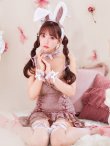 画像12: 【即日発送！】【ハロウィン】 総レースバニーミニマーメイドワンピ【コスプレ6点セット】【XS-Lサイズ/3カラー】[YMT] (12)