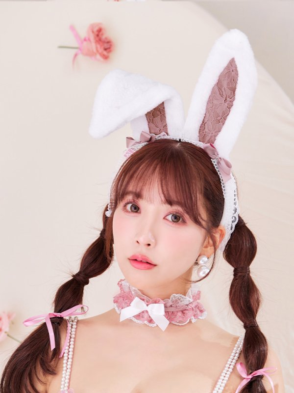 画像35: 【SALE!!】【即日発送！】【ハロウィン】 総レースバニーミニマーメイドワンピ【コスプレ6点セット】【XS-Lサイズ/3カラー】[OF04] (35)