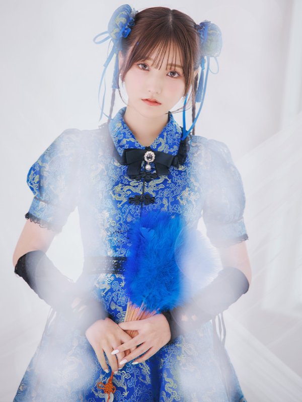 画像18: 【ハロウィン】アームウォーマー付きフレアスカートチャイナ 【コスプレ5点セット】 【S-XLサイズ/４カラー】[HC03] (18)