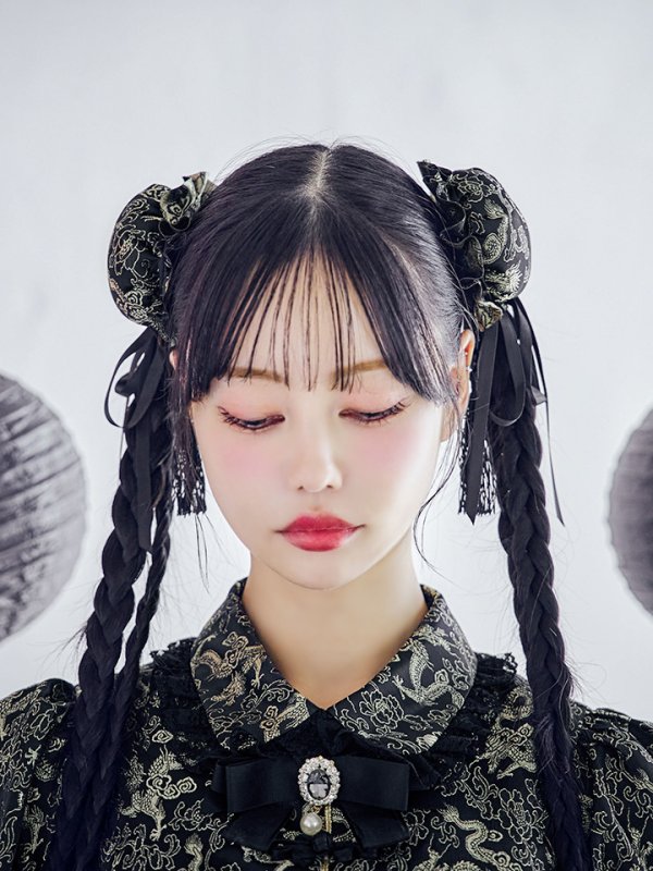 画像16: 【ハロウィン】アームウォーマー付きフレアスカートチャイナ 【コスプレ5点セット】 【S-XLサイズ/４カラー】[OF04] (16)