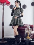 画像9: 【即日発送！】【ハロウィン】アームウォーマー付きフレアスカートチャイナ 【コスプレ点セット】 【S-XLサイズ/２カラー】(SE01YN)[YMT] (9)