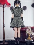 画像13: 【即日発送！】【ハロウィン】アームウォーマー付きフレアスカートチャイナ 【コスプレ点セット】 【S-XLサイズ/２カラー】(SE01YN)[YMT] (13)