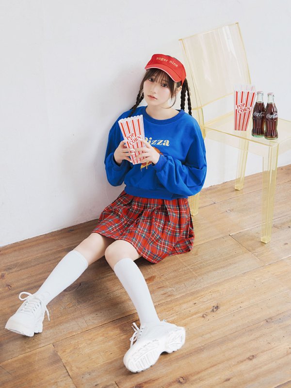 画像3: 【SALE!!】【即日発送！】【ハロウィン】ピザガールセットアップ 【コスプレ4点セット】 【S-XLサイズ/1カラー】[OF01] (3)