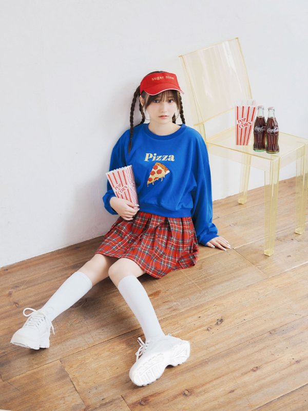 画像5: 【SALE!!】【即日発送！】【ハロウィン】ピザガールセットアップ 【コスプレ4点セット】 【S-XLサイズ/1カラー】[OF01] (5)