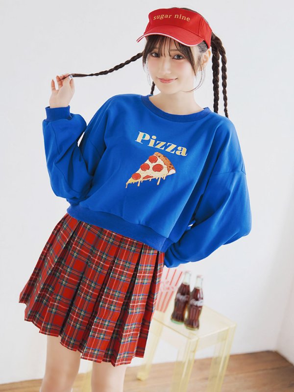 画像6: 【SALE!!】【即日発送！】【ハロウィン】ピザガールセットアップ 【コスプレ4点セット】 【S-XLサイズ/1カラー】[OF01] (6)