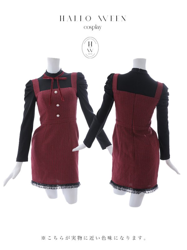 画像18: 【SALE!!】【即日発送！】【ハロウィン】マウスミニワンピ 【コスプレ3点セット】【S-XLサイズ/1カラー】[OF01] (18)