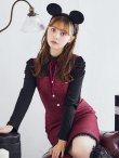 画像1: 【即日発送！】【ハロウィン】マウスミニワンピ 【コスプレ3点セット】【S-XLサイズ/1カラー】[YMT] (1)