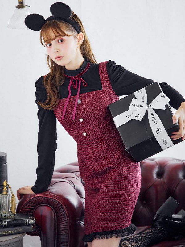 画像3: 【SALE!!】【即日発送！】【ハロウィン】マウスミニワンピ 【コスプレ3点セット】【S-XLサイズ/1カラー】[OF01] (3)