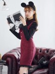 画像13: 【即日発送！】【ハロウィン】マウスミニワンピ 【コスプレ3点セット】【S-XLサイズ/1カラー】[YMT] (13)