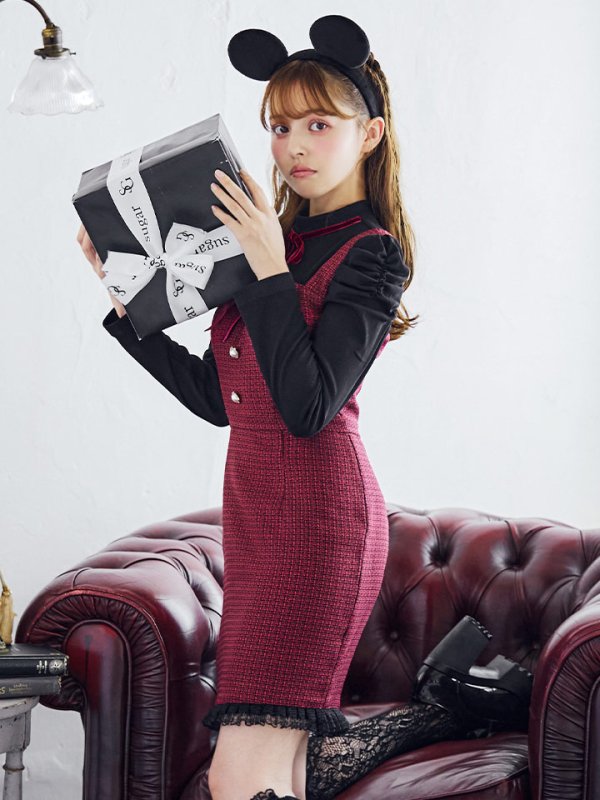 画像13: 【SALE!!】【即日発送！】【ハロウィン】マウスミニワンピ 【コスプレ3点セット】【S-XLサイズ/1カラー】[OF01] (13)