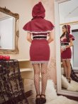 画像13: 【ハロウィン】赤ずきんキャミワンピ 【コスプレ4点セット】【XS-Lサイズ/1カラー】[YMT] (13)