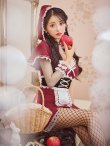 画像1: 【ハロウィン】赤ずきんキャミワンピ 【コスプレ4点セット】【XS-Lサイズ/1カラー】[YMT] (1)
