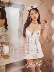画像20: 【即日発送！】【ハロウィン】 ナースレースセットアップ【コスプレ6点セット】【XS-Mサイズ/2カラー】（CH02）[YMT-3] (20)