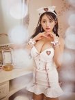 画像22: 【即日発送！】【ハロウィン】 ナースレースセットアップ【コスプレ6点セット】【XS-Mサイズ/2カラー】（CH02）[YMT-3] (22)