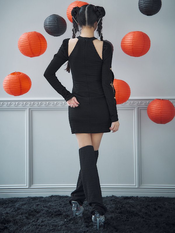 画像24: 【ハロウィン】ドラゴンプリントチャイナセットアップ 【コスプレ5点セット】【XS-Mサイズ/1カラー】ドラゴンプリントチャイナドレス 【コスプレ3点セット】【XS-Lサイズ/1カラー】(SE01YN)[OF01] (24)