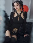 画像13: 【ハロウィン】ドラゴンプリントチャイナセットアップ 【コスプレ5点セット】【XS-Mサイズ/1カラー】ドラゴンプリントチャイナドレス 【コスプレ3点セット】【XS-Lサイズ/1カラー】【一部予約商品/5月中旬発送予定】(SE01YN)[YMT] (13)