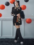 画像16: 【ハロウィン】ドラゴンプリントチャイナセットアップ 【コスプレ5点セット】【XS-Mサイズ/1カラー】ドラゴンプリントチャイナドレス 【コスプレ3点セット】【XS-Lサイズ/1カラー】【一部予約商品/5月中旬発送予定】(SE01YN)[YMT] (16)