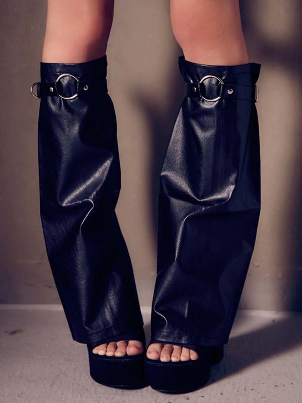 画像18: 【即日発送】【送料無料！】【ハロウィン】【うづきふうかコラボ】 レザーデビルセットアップ 【コスプレ6点セット】[HC03] (18)