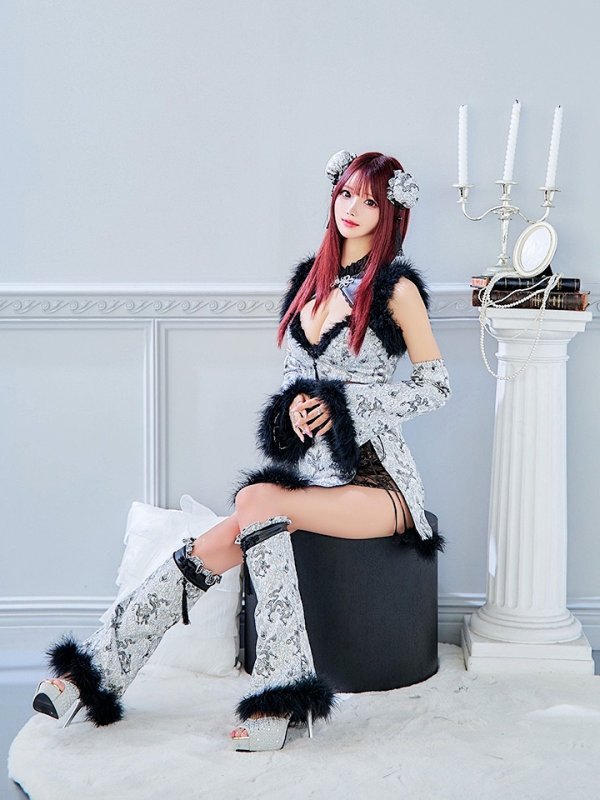 画像7: 【即日発送】【ハロウィン】【桜咲乃愛コラボ】チャイナオールインワン【コスプレ6点セット】【XS-Lサイズ/1カラー】(SE01YN)[HC03] (7)