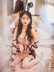 画像7: 【即日発送！】【ハロウィン】アームカバー付きリボンセットアップ 【コスプレ7点セット】【S-Mサイズ/2カラー】[YMT] (7)