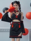 画像7: 【即日発送！】【ハロウィン】ベルスリーブチャイナセットアップ 【コスプレ5点セット】【XS-Mサイズ/1カラー】オフショルチャイナワンピース 【コスプレ6点セット】 【XS-Lサイズ/3カラー】(SE01YN)[YMT] (7)
