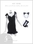 画像22: 【ハロウィン】ドットレースベビードールワンピース 【コスプレ3点セット】【XS-Lサイズ/1カラー】[YMT] (22)
