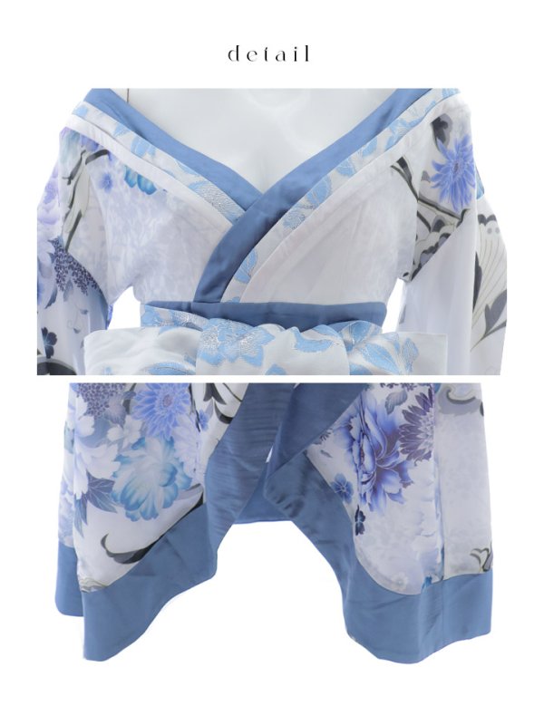 画像36: 【即日発送！】【ハロウィン】花魁ショートインロングワンピース 【コスプレ】【S-XLサイズ/2カラー】[OF01] (36)