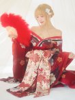 画像5: 【即日発送！】【ハロウィン】花魁ショートインロングワンピース 【コスプレ】【S-XLサイズ/2カラー】[YMT] (5)