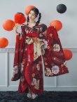 画像14: 【即日発送！】【ハロウィン】花魁ショートインロングワンピース 【コスプレ】【S-XLサイズ/2カラー】[YMT] (14)