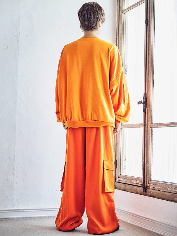 画像11: 【SALE!!】【即日発送！】【ハロウィン】 オレンジ囚人トレーナーセット 【コスプレ2点セット】【XXLサイズ/1カラー】(HC0306-SV)[HC03] (11)