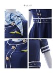 画像20: 【即日発送！】【ハロウィン】CAロングフレアワンピース 【コスプレ5点セット】 【S-XLサイズ/1カラー】[YMT] (20)